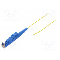 G-E2-XX-S-002.0-P9-A-09-Y; Optic fiber pigtail; E2/UPC; 2m; Optical fiber: 900um; yellow; FIBRAIN