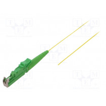 G-E2A-XX-S-002.0-P9-A-09-Y; Optic fiber pigtail; E2/APC; 2m; Optical fiber: 900um; yellow; FIBRAIN