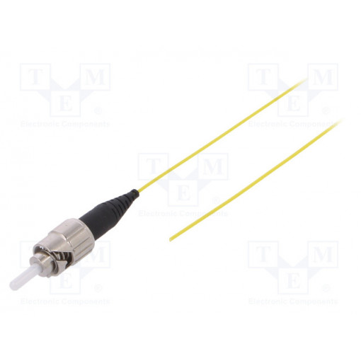 G-ST-XX-S-002.0-P9-A-09-Y; Optic fiber pigtail; ST/UPC; 2m; Optical fiber: 900um; yellow; FIBRAIN