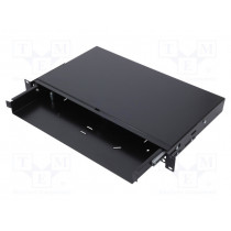PST-A1-01B; Telescopic patch panel; 1U; FIBRAIN