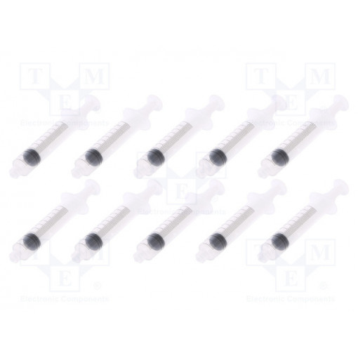 8401008; Syringe; 10ml; Colour: transparent; Luer Lock; Mat: polypropylene; FISNAR