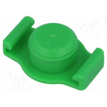 8001036; Syringe plug; 10ml; Colour: green; Manufacturer series: QuantX; FISNAR