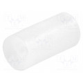FIX-LED-10; Spacer sleeve; LED; Øout: 5mm; ØLED: 5mm; L: 10mm; natural; UL94V-2; FIX&FASTEN