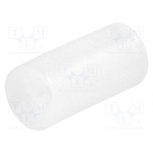 FIX-LED-10; Spacer sleeve; LED; Øout: 5mm; ØLED: 5mm; L: 10mm; natural; UL94V-2; FIX&FASTEN