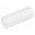 FIX-LED-12; Spacer sleeve; LED; Øout: 5mm; ØLED: 5mm; L: 12mm; natural; UL94V-2; FIX&FASTEN
