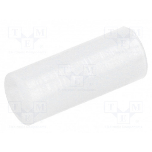 FIX-LED-12; Spacer sleeve; LED; Øout: 5mm; ØLED: 5mm; L: 12mm; natural; UL94V-2; FIX&FASTEN