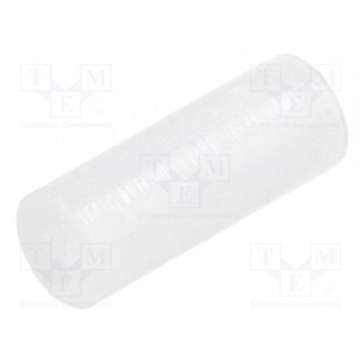 FIX-LED-13; Spacer sleeve; LED; Øout: 5mm; ØLED: 5mm; L: 13mm; natural; UL94V-2; FIX&FASTEN
