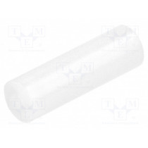 FIX-LED-16; Spacer sleeve; LED; Øout: 5mm; ØLED: 5mm; L: 16mm; natural; UL94V-2; FIX&FASTEN