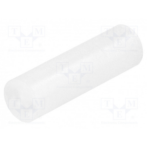 FIX-LED-17; Spacer sleeve; LED; Øout: 5mm; ØLED: 5mm; L: 17mm; natural; UL94V-2; FIX&FASTEN