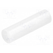 FIX-LED-18; Spacer sleeve; LED; Øout: 5mm; ØLED: 5mm; L: 18mm; natural; UL94V-2; FIX&FASTEN