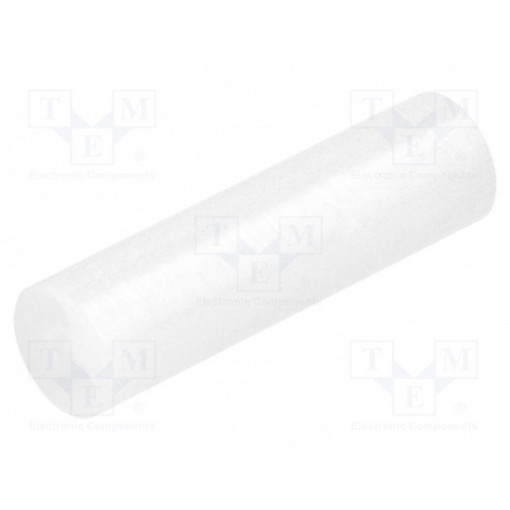 FIX-LED-18; Spacer sleeve; LED; Øout: 5mm; ØLED: 5mm; L: 18mm; natural; UL94V-2; FIX&FASTEN