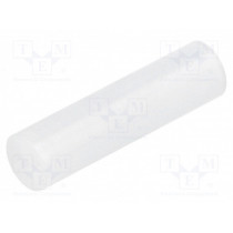 FIX-LED-19; Spacer sleeve; LED; Øout: 5mm; ØLED: 5mm; L: 19mm; natural; UL94V-2; FIX&FASTEN