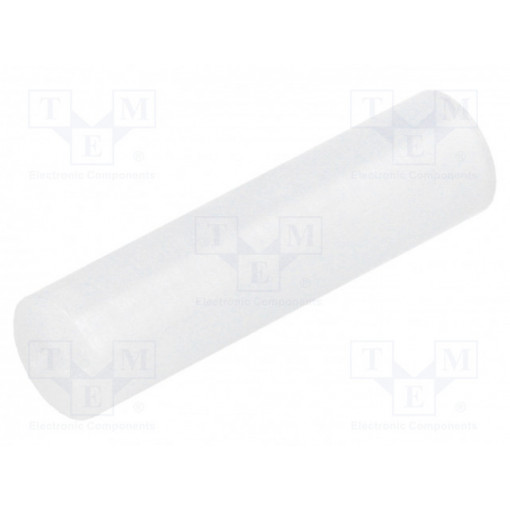 FIX-LED-19; Spacer sleeve; LED; Øout: 5mm; ØLED: 5mm; L: 19mm; natural; UL94V-2; FIX&FASTEN