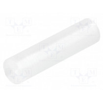 FIX-LED-19.5; Spacer sleeve; LED; Øout: 5mm; ØLED: 5mm; L: 19.5mm; natural; UL94V-2; FIX&FASTEN