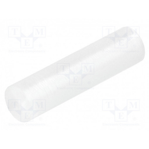 FIX-LED-19.5; Spacer sleeve; LED; Øout: 5mm; ØLED: 5mm; L: 19.5mm; natural; UL94V-2; FIX&FASTEN