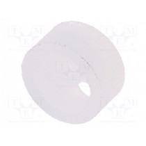 FIX-LED-2.5; Spacer sleeve; LED; Øout: 5mm; ØLED: 5mm; L: 2.5mm; natural; UL94V-2; FIX&FASTEN