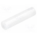 FIX-LED-21; Spacer sleeve; LED; Øout: 5mm; ØLED: 5mm; L: 21mm; natural; UL94V-2; FIX&FASTEN