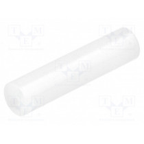 FIX-LED-21; Spacer sleeve; LED; Øout: 5mm; ØLED: 5mm; L: 21mm; natural; UL94V-2; FIX&FASTEN