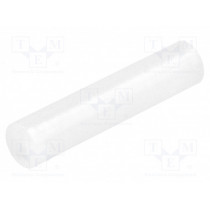 FIX-LED-23; Spacer sleeve; LED; Øout: 5mm; ØLED: 5mm; L: 23mm; natural; UL94V-2; FIX&FASTEN