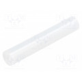 FIX-LED-28; Spacer sleeve; LED; Øout: 5mm; ØLED: 5mm; L: 28mm; natural; UL94V-2; FIX&FASTEN