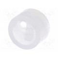 FIX-LED-3; Spacer sleeve; LED; Øout: 5mm; ØLED: 5mm; L: 3mm; natural; UL94V-2; FIX&FASTEN