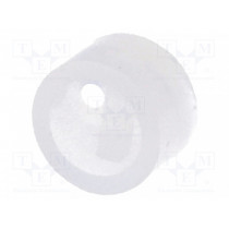 FIX-LED-3; Spacer sleeve; LED; Øout: 5mm; ØLED: 5mm; L: 3mm; natural; UL94V-2; FIX&FASTEN