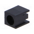 FIX-LED-313; LED housing; 3mm; polyamide; angular; black; UL94V-2; H: 5mm; FIX&FASTEN FIX-LED-313; LED housing; 3mm; polyamide; angular; black; UL94V-2; H: 5mm; FIX&FASTEN