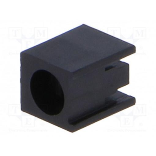 FIX-LED-313; LED housing; 3mm; polyamide; angular; black; UL94V-2; H: 5mm; FIX&FASTEN FIX-LED-313; LED housing; 3mm; polyamide; angular; black; UL94V-2; H: 5mm; FIX&FASTEN