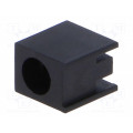 FIX-LED-316; LED housing; 3mm; polyamide; angular; black; UL94V-2; H: 6mm; FIX&FASTEN FIX-LED-316; LED housing; 3mm; polyamide; angular; black; UL94V-2; H: 6mm; FIX&FASTEN