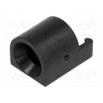 FIX-LED-321; LED housing; 3mm; polyamide; angular; black; UL94V-2; H: 5.6mm; FIX&FASTEN FIX-LED-321; LED housing; 3mm; polyamide; angular; black; UL94V-2; H: 5.6mm; FIX&FASTEN