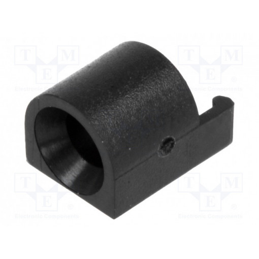 FIX-LED-321; LED housing; 3mm; polyamide; angular; black; UL94V-2; H: 5.6mm; FIX&FASTEN FIX-LED-321; LED housing; 3mm; polyamide; angular; black; UL94V-2; H: 5.6mm; FIX&FASTEN