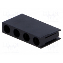 FIX-LED-340; LED housing; 3mm; polyamide; angular; black; UL94V-2; H: 20.4mm; FIX&FASTEN FIX-LED-340; LED housing; 3mm; polyamide; angular; black; UL94V-2; H: 20.4mm; FIX&FASTEN