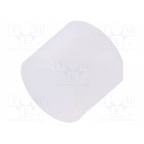 FIX-LED-4; Spacer sleeve; LED; Øout: 5mm; ØLED: 5mm; L: 4mm; natural; UL94V-2; FIX&FASTEN