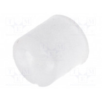 FIX-LED-4.5; Spacer sleeve; LED; Øout: 5mm; ØLED: 5mm; L: 4.5mm; natural; UL94V-2; FIX&FASTEN