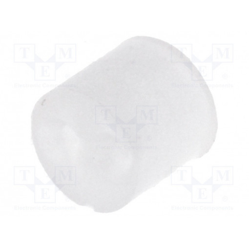 FIX-LED-4.5; Spacer sleeve; LED; Øout: 5mm; ØLED: 5mm; L: 4.5mm; natural; UL94V-2; FIX&FASTEN