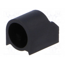 FIX-LED-501; LED housing; 5mm; polyamide; angular; 3 PIN; black; UL94V-2; FIX&FASTEN FIX-LED-501; LED housing; 5mm; polyamide; angular; 3 PIN; black; UL94V-2; FIX&FASTEN