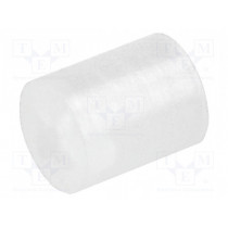 FIX-LED-6; Spacer sleeve; LED; Øout: 5mm; ØLED: 5mm; L: 6mm; natural; UL94V-2; FIX&FASTEN