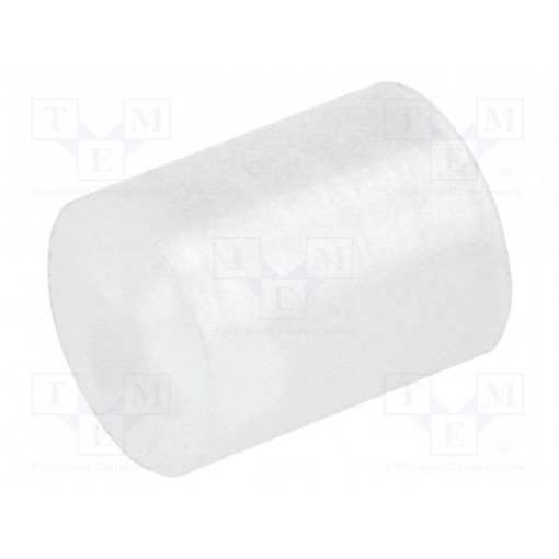 FIX-LED-6; Spacer sleeve; LED; Øout: 5mm; ØLED: 5mm; L: 6mm; natural; UL94V-2; FIX&FASTEN