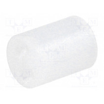 FIX-LED-6.5; Spacer sleeve; LED; Øout: 5mm; ØLED: 5mm; L: 6.5mm; natural; UL94V-2; FIX&FASTEN