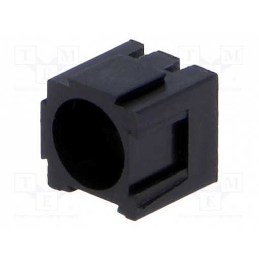 FIX-LED-6501; LED housing; 5mm; polyamide; angular; black; No.of diodes: 1; FIX&FASTEN FIX-LED-6501; LED housing; 5mm; polyamide; angular; black; No.of diodes: 1; FIX&FASTEN