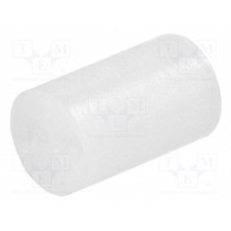 FIX-LED-8; Spacer sleeve; LED; Øout: 5mm; ØLED: 5mm; L: 8mm; natural; UL94V-2; FIX&FASTEN