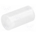 FIX-LED-9; Spacer sleeve; LED; Øout: 5mm; ØLED: 5mm; L: 9mm; natural; UL94V-2; FIX&FASTEN