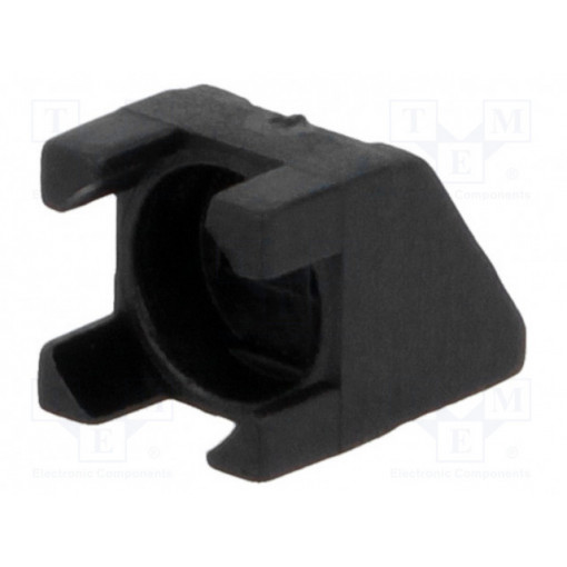 FIX-LED1L-2.5; LED housing; 5mm; polyamide; angular; black; UL94V-2; H: 6.2mm; FIX&FASTEN FIX-LED1L-2.5; LED housing; 5mm; polyamide; angular; black; UL94V-2; H: 6.2mm; FIX&FASTEN