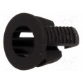 FIX-LED3-20; LED holder; 3mm; one-piece; black; UL94V-2; L: 5.8mm; Mat: polyamide; FIX&FASTEN FIX-LED3-20; LED holder; 3mm; one-piece; black; UL94V-2; L: 5.8mm; Mat: polyamide; FIX&FASTEN