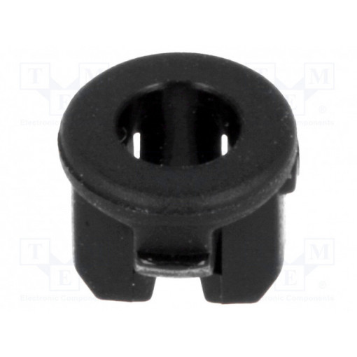FIX-LED3-28; LED holder; 3mm; one-piece; black; UL94V-2; L: 4.8mm; Mat: polyamide; FIX&FASTEN FIX-LED3-28; LED holder; 3mm; one-piece; black; UL94V-2; L: 4.8mm; Mat: polyamide; FIX&FASTEN