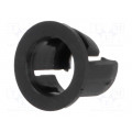 FIX-LED5-11; LED holder; 5mm; one-piece; black; UL94V-2; L: 6.3mm; Mat: polyamide; FIX&FASTEN FIX-LED5-11; LED holder; 5mm; one-piece; black; UL94V-2; L: 6.3mm; Mat: polyamide; FIX&FASTEN