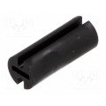 FIX-LEDH-11; Spacer sleeve; LED; Øout: 4.5mm; ØLED: 3mm; L: 11mm; black; UL94V-2; FIX&FASTEN