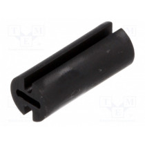 FIX-LEDH-11; Spacer sleeve; LED; Øout: 4.5mm; ØLED: 3mm; L: 11mm; black; UL94V-2; FIX&FASTEN
