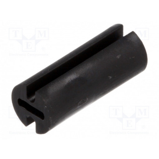FIX-LEDH-11; Spacer sleeve; LED; Øout: 4.5mm; ØLED: 3mm; L: 11mm; black; UL94V-2; FIX&FASTEN