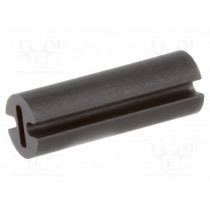 FIX-LEDH-13; Spacer sleeve; LED; Øout: 4.5mm; ØLED: 3mm; L: 13mm; black; UL94V-2; FIX&FASTEN